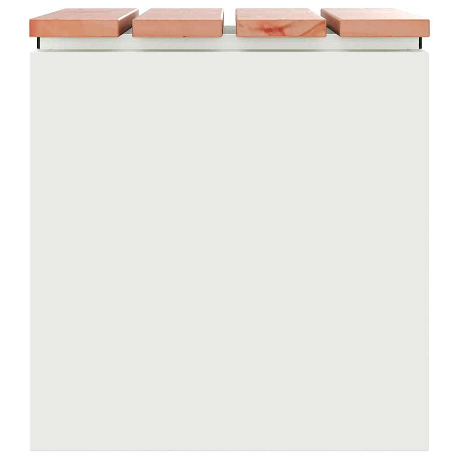 Tuinbank Wit 40 x 40 x 43 cm Staal