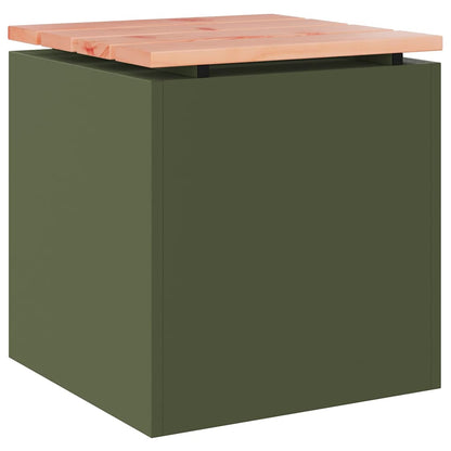 Tuinbank Olijfgroen 40 x 40 x 43 cm Staal