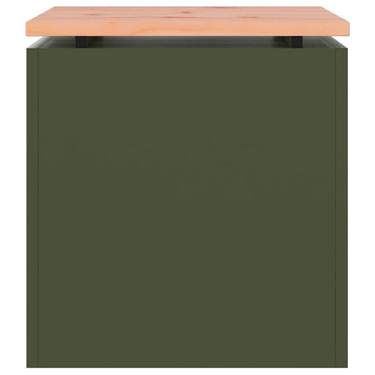 Tuinbank Olijfgroen 40 x 40 x 43 cm Staal