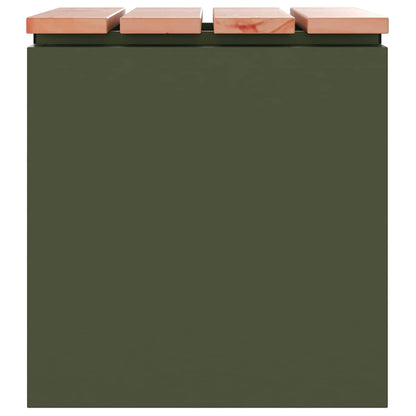 Tuinbank Olijfgroen 40 x 40 x 43 cm Staal