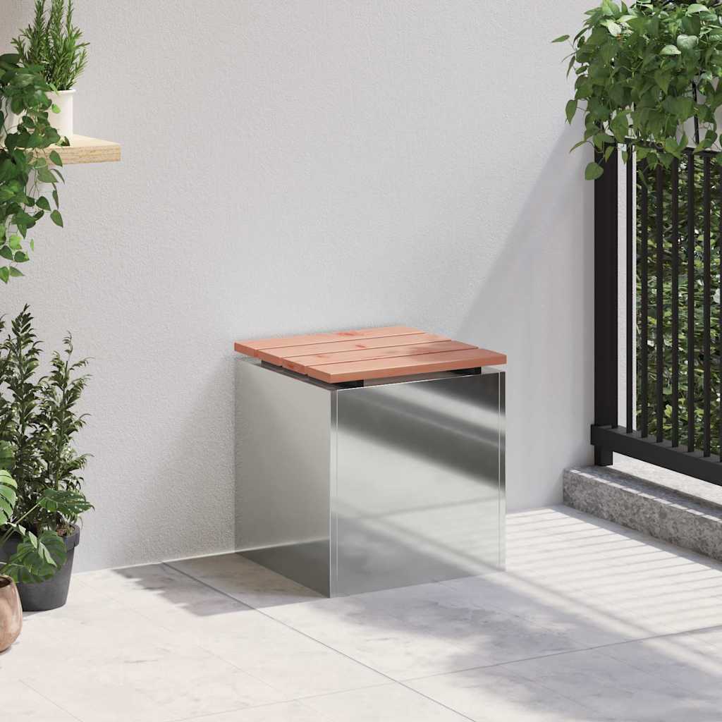 Tuinbank Zilver 40 x 40 x 43 cm Gegalvaniseerd staal