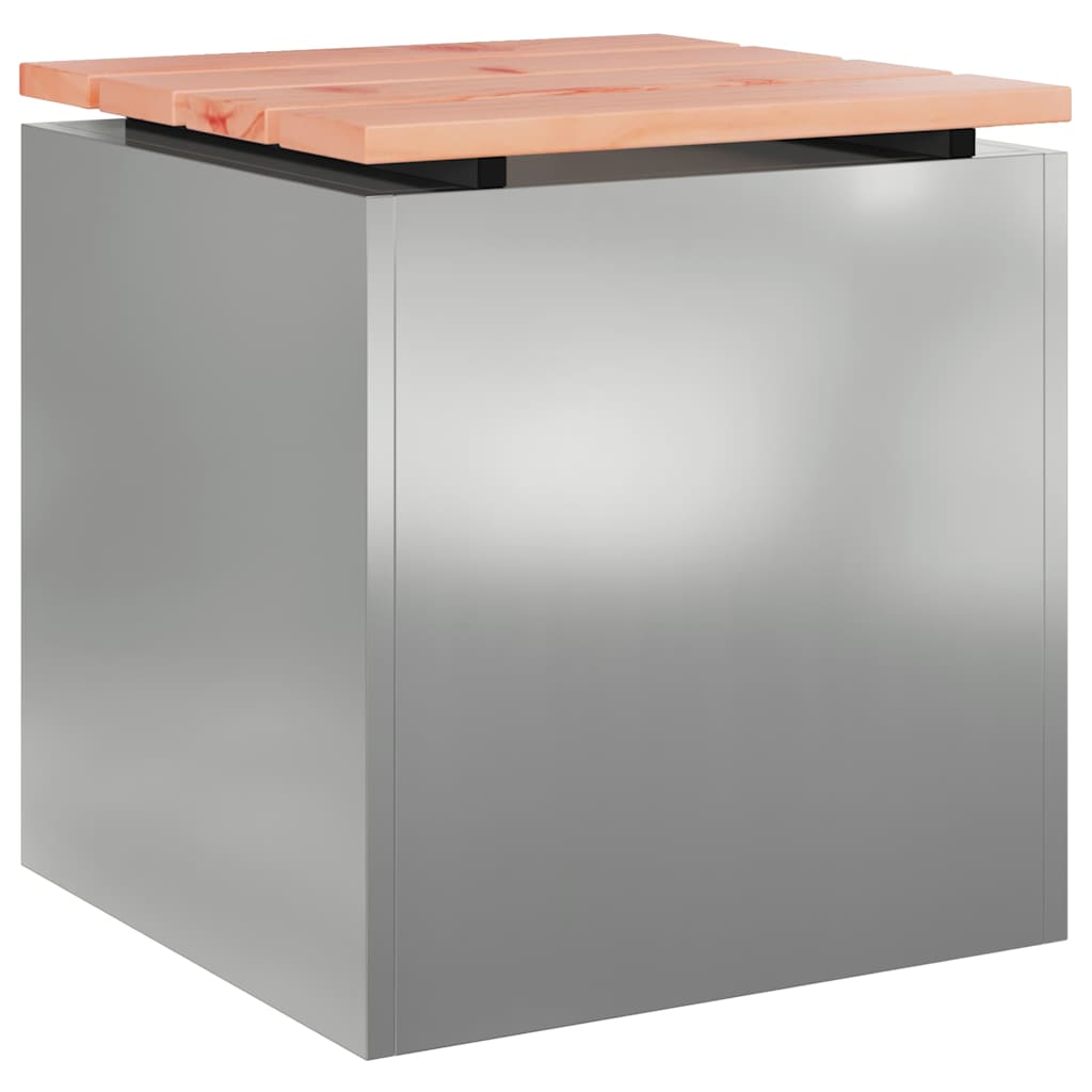 Tuinbank Zilver 40 x 40 x 43 cm Gegalvaniseerd staal