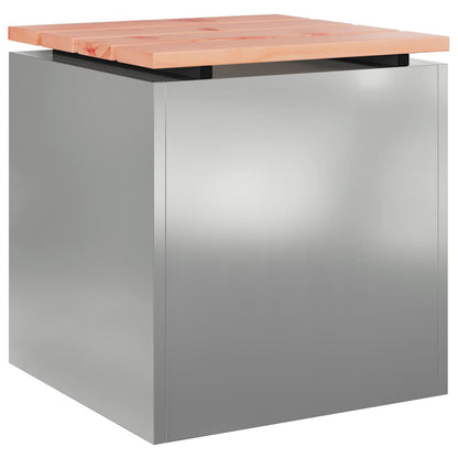 Tuinbank Zilver 40 x 40 x 43 cm Gegalvaniseerd staal