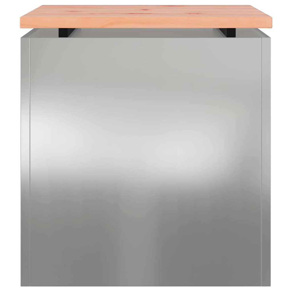 Tuinbank Zilver 40 x 40 x 43 cm Gegalvaniseerd staal