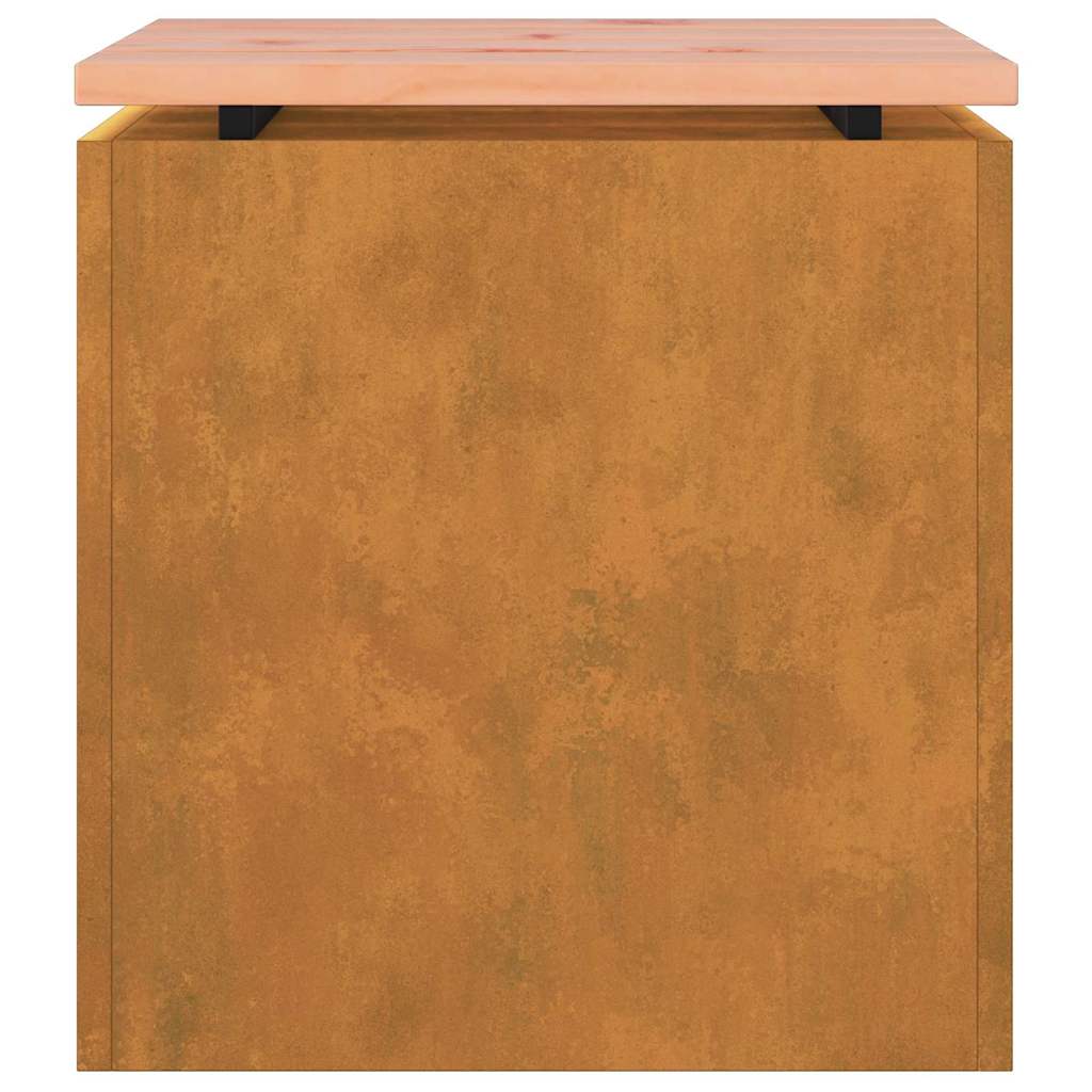 Tuinbank Roestig 40 x 40 x 43 cm Cortenstaal