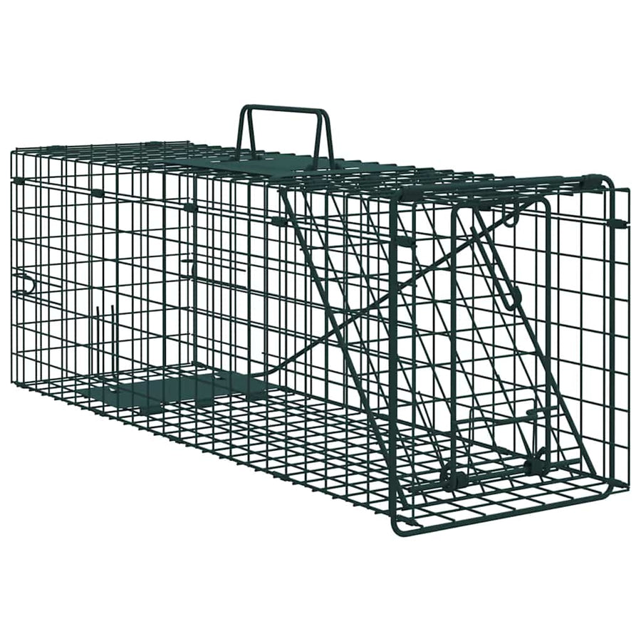 Dierenvallen Groen 61 x 20 x 21.5 cm Staal