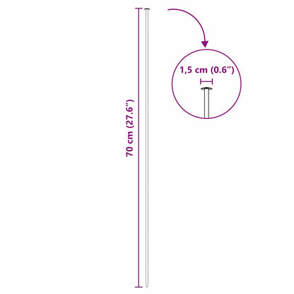 Vijverhekken Set 5 pcs Groen 100 x 50 cm Staal