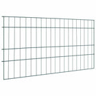 Vijverhek 5 stuks 100x50 cm groen staal