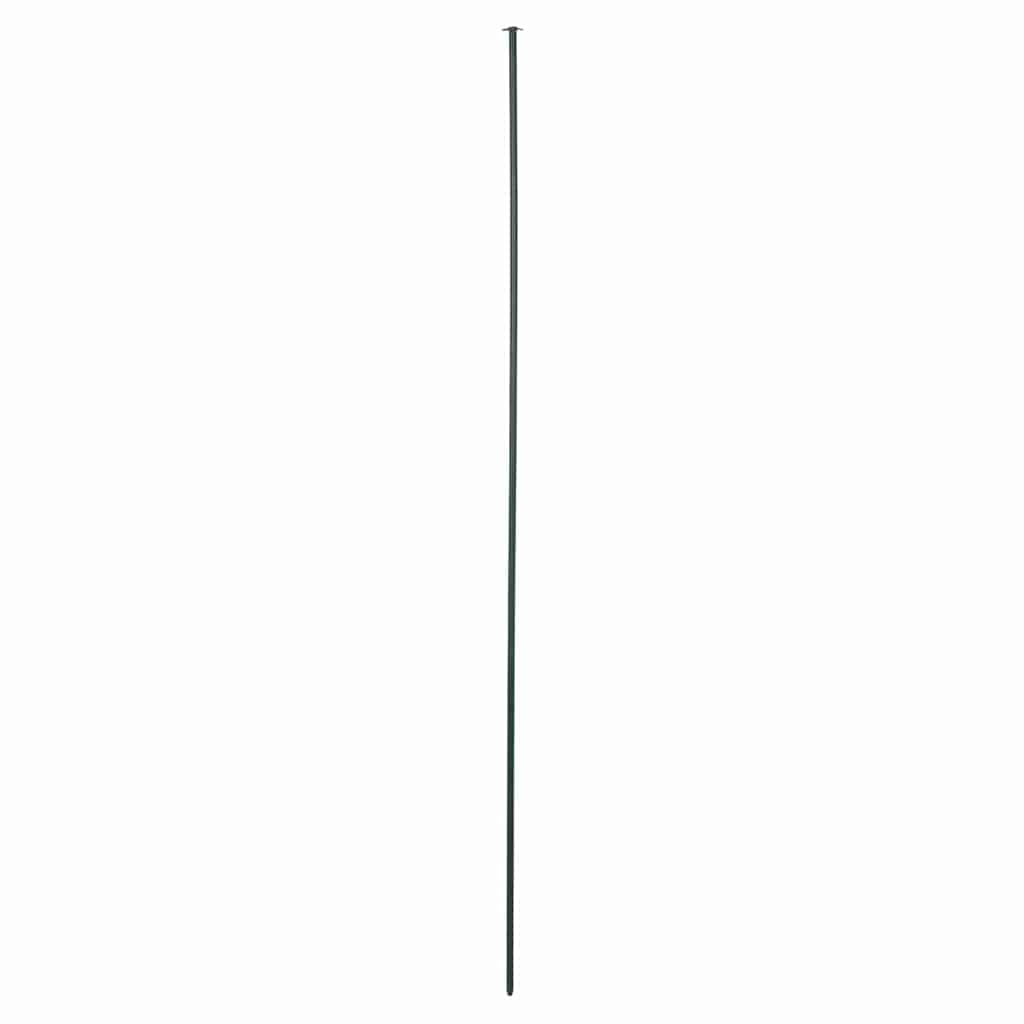 Vijverhekken Set 5 pcs Groen 100 x 50 cm Staal