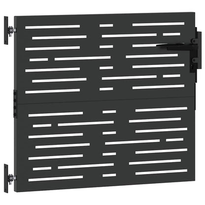 Tuinpoort Met Slot Poedergecoat Staal 85 x 100 cm