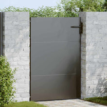 Tuinpoort Met Slot 94 X 150 Cm Poedergecoat Staal