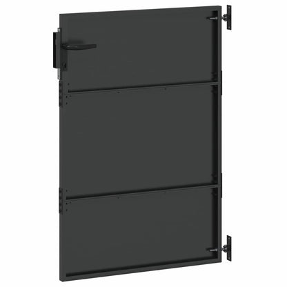 Tuinpoort Met Slot 94 X 150 Cm Poedergecoat Staal