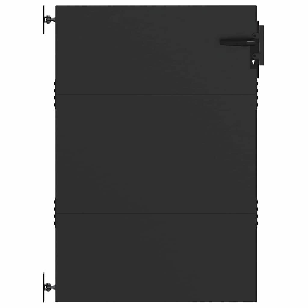 Tuinpoort Met Slot 94 X 150 Cm Poedergecoat Staal