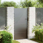 Tuinpoort 85x175 cm staal zwart met slot