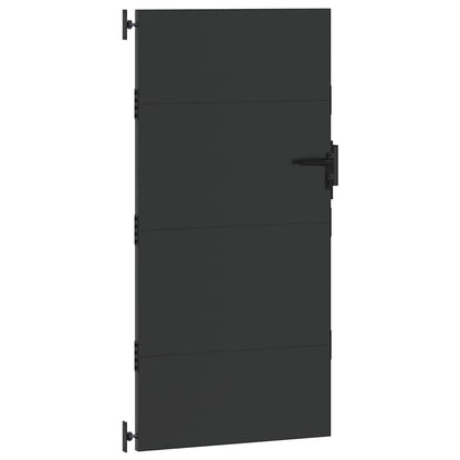 Tuinpoort Met Slot Poedergecoat Staal 85 x 175 cm