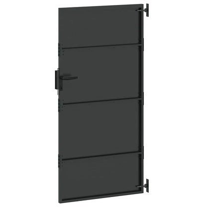 Tuinpoort Met Slot Poedergecoat Staal 85 x 175 cm
