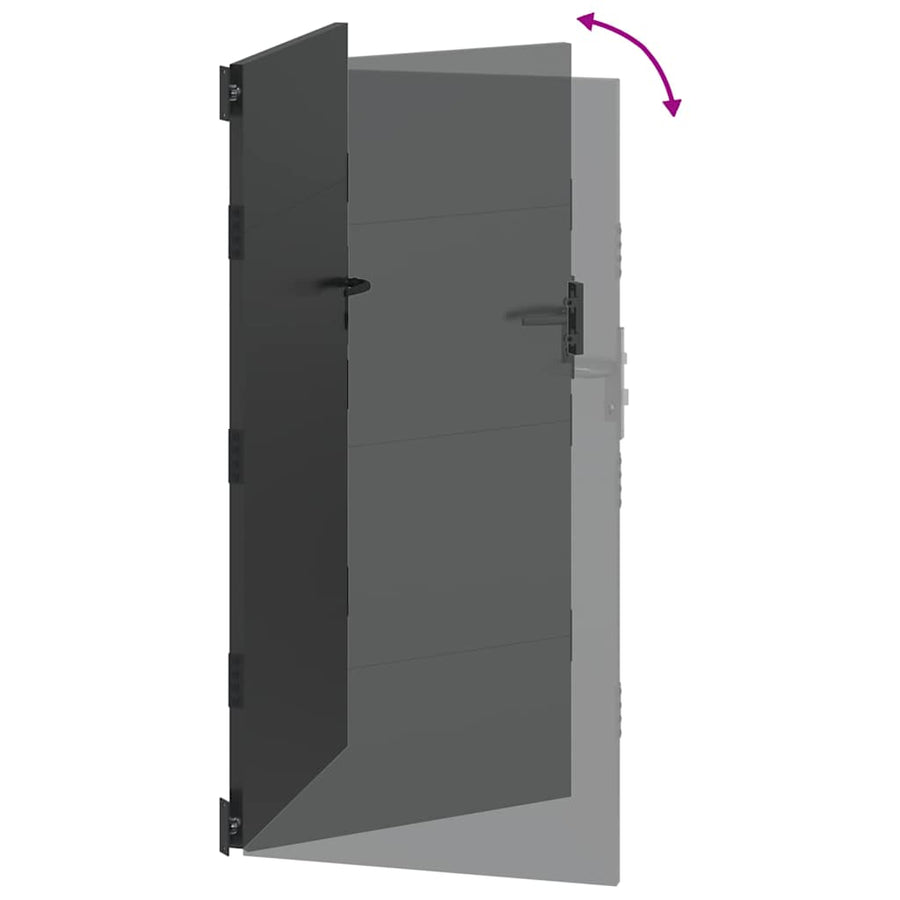 Tuinpoort Poedergecoat Staal 105 x 200 cm
