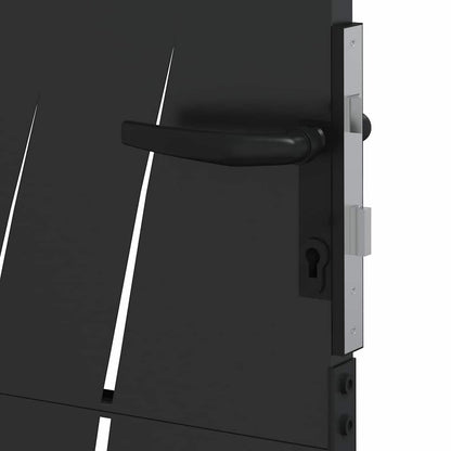 Tuinpoort Met Slot 110 X 155 Cm Poedergecoat Staal 100 x 150 cm