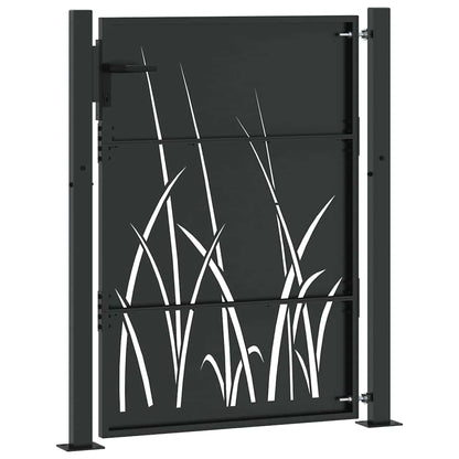 Tuinpoort Met Slot 110 X 155 Cm Poedergecoat Staal 100 x 150 cm