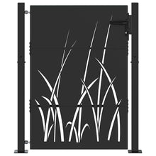 Tuinpoort Met Slot 110 X 155 Cm Poedergecoat Staal 100 x 150 cm