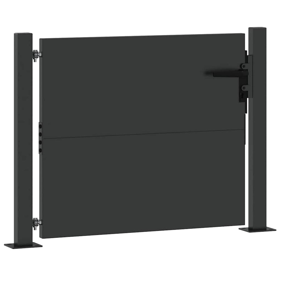 Tuinpoort Met Slot 85 X 105 Cm Gepoedercoat Staal 100 x 100 cm