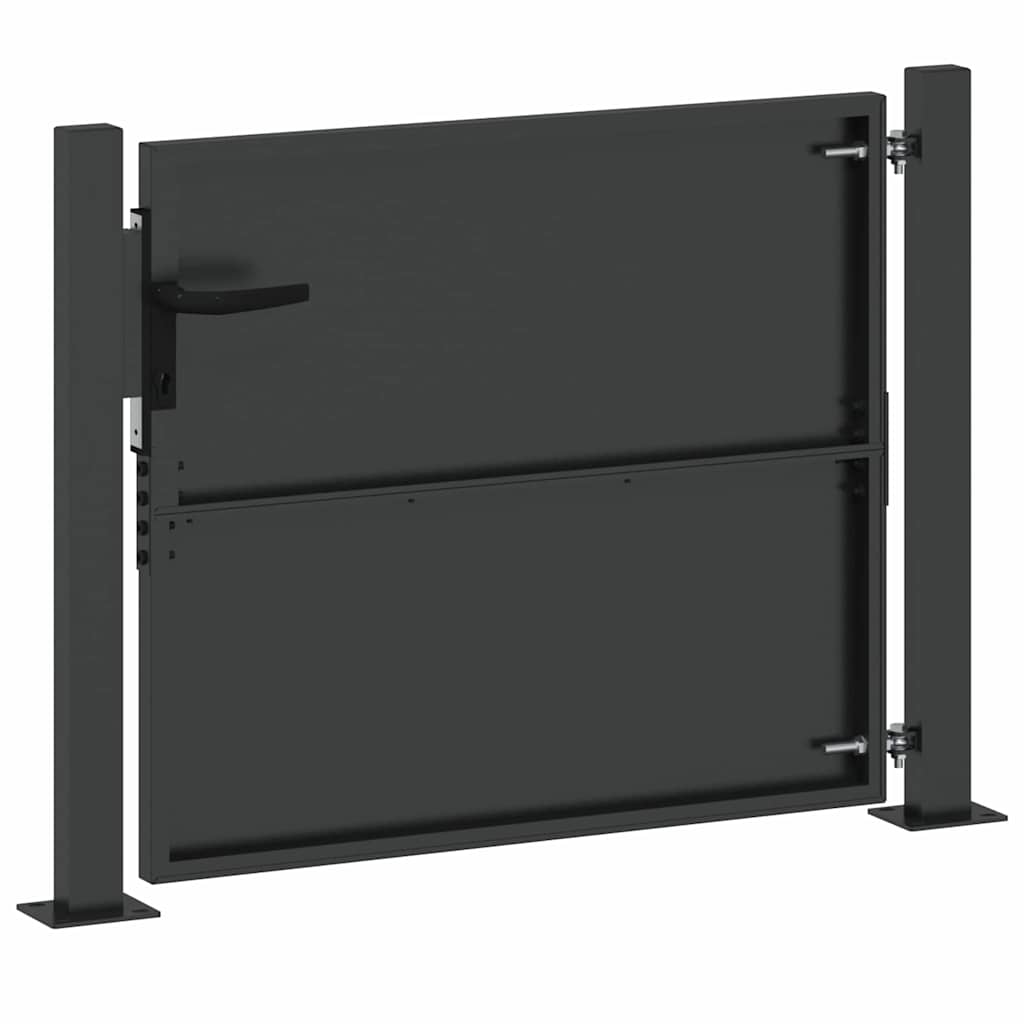 Tuinpoort Met Slot 85 X 105 Cm Gepoedercoat Staal 100 x 100 cm
