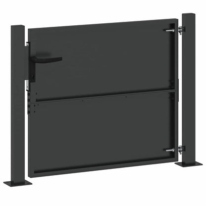 Tuinpoort Met Slot 85 X 105 Cm Gepoedercoat Staal 100 x 100 cm