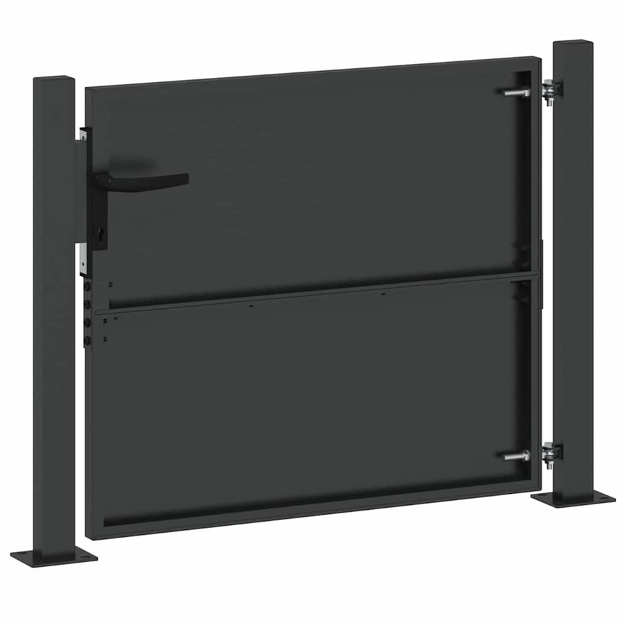 Tuinpoort Met Slot 85 X 105 Cm Gepoedercoat Staal 100 x 100 cm