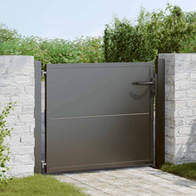 Tuinpoort Met Slot 110 X 105 Cm Gepoedercoat Staal