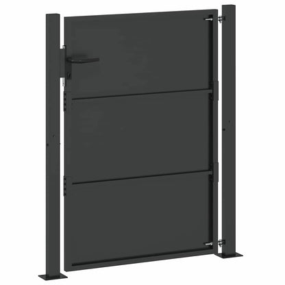 Tuinpoort Met Slot Gepoedercoat Staal 100 x 150 cm