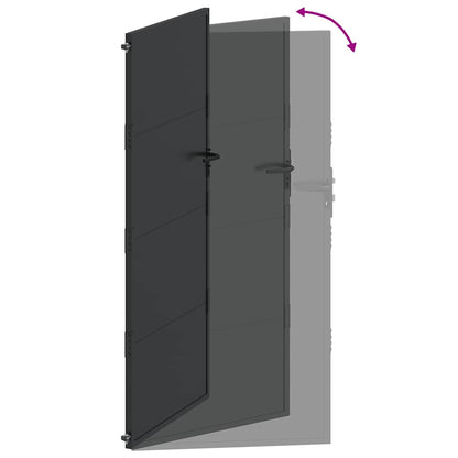 Tuinpoort, Tuindeur 105X200 Cm Cortenstaal 100 x 175 cm
