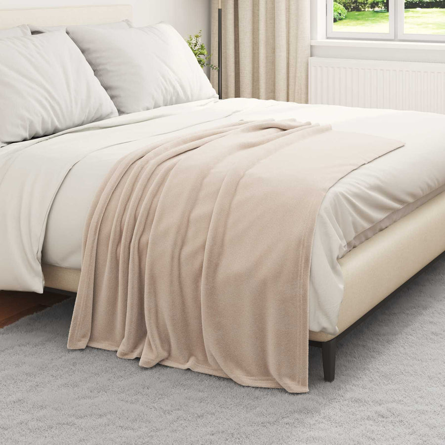 Gooi Deken Beige 130 x 150 cm Fleece