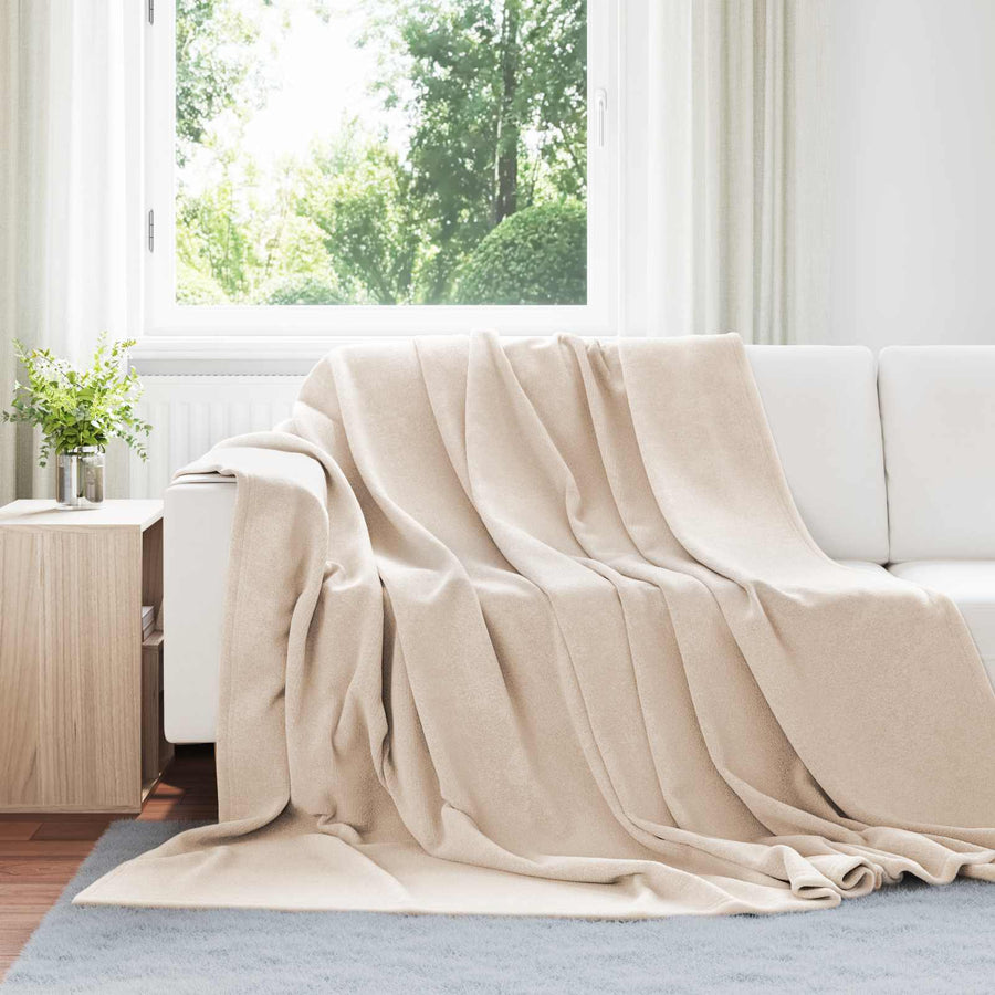 Gooi Deken Beige 220 x 240 cm Fleece