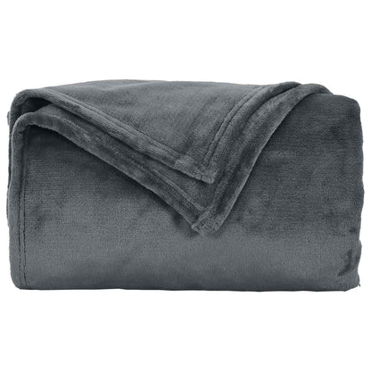 Gooi Deken Donkergrijs 150 x 200 cm Fleece