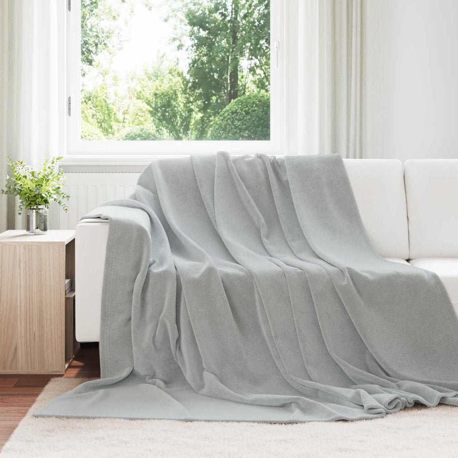 Gooi Deken Grijs 220 x 240 cm Fleece