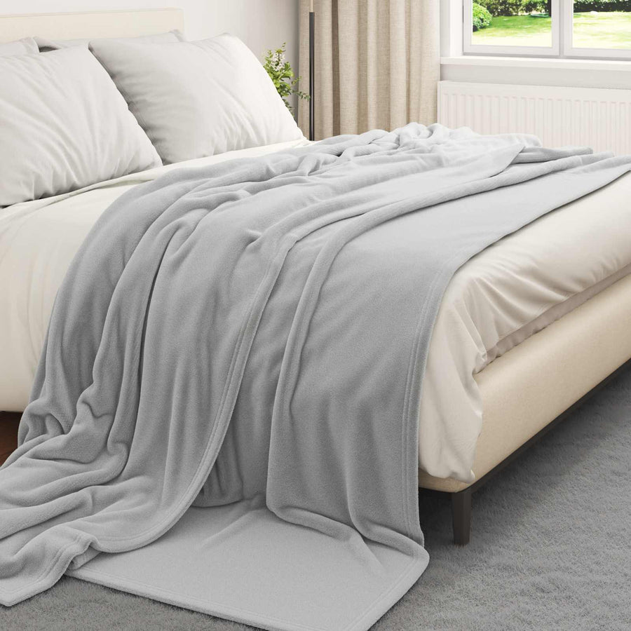 Gooi Deken Grijs 240 x 270 cm Fleece