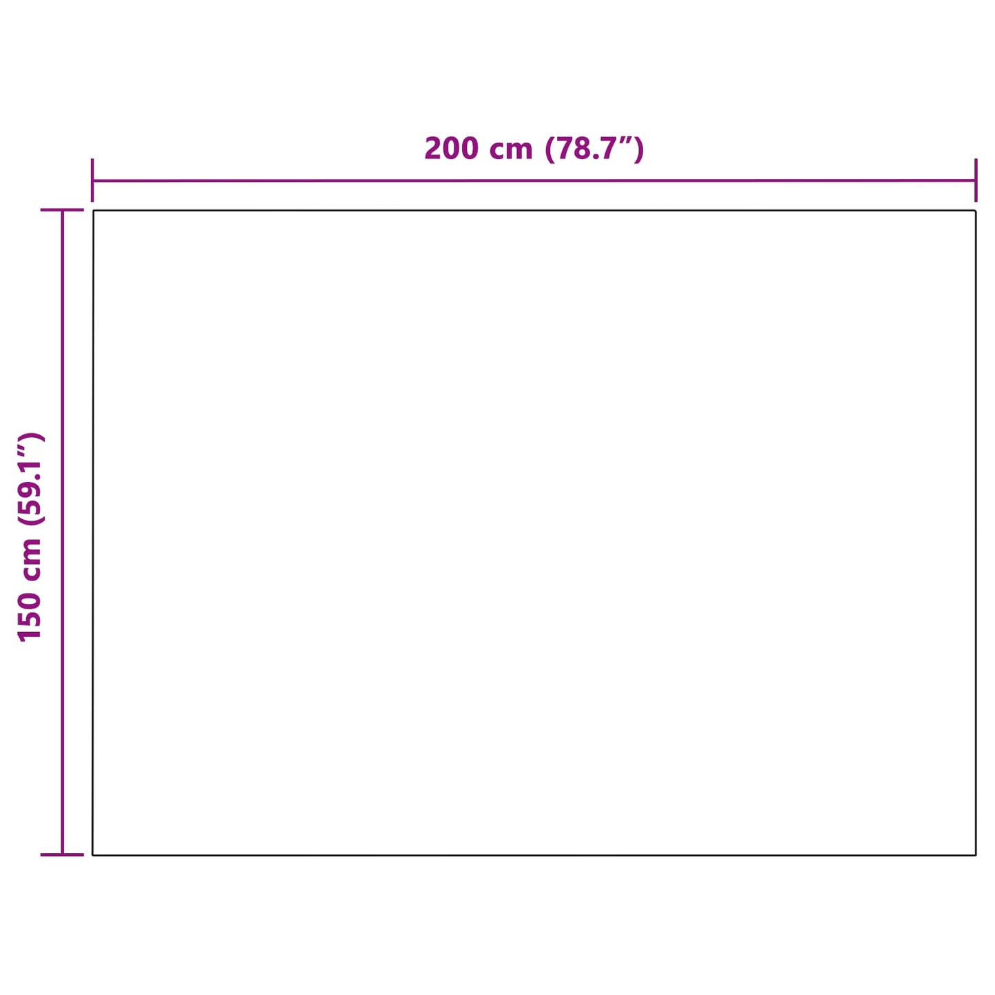 Gooi Deken Zwart 150 x 200 cm Fleece