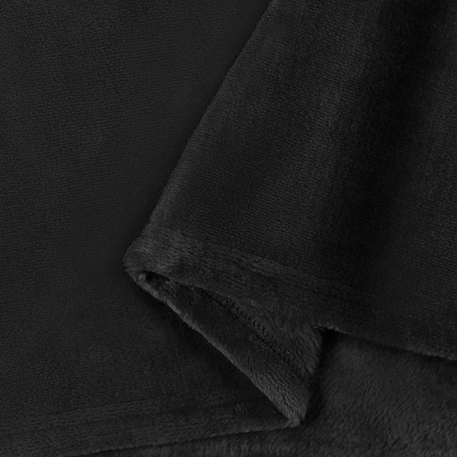 Gooi Deken Zwart 240 x 270 cm Fleece