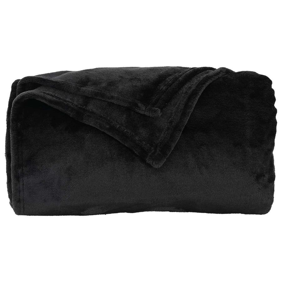 Gooi Deken Zwart 240 x 270 cm Fleece