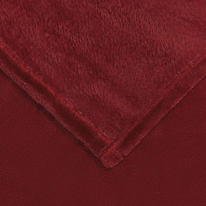 Gooi Deken Bordeaux Rood 130 x 150 cm Fleece