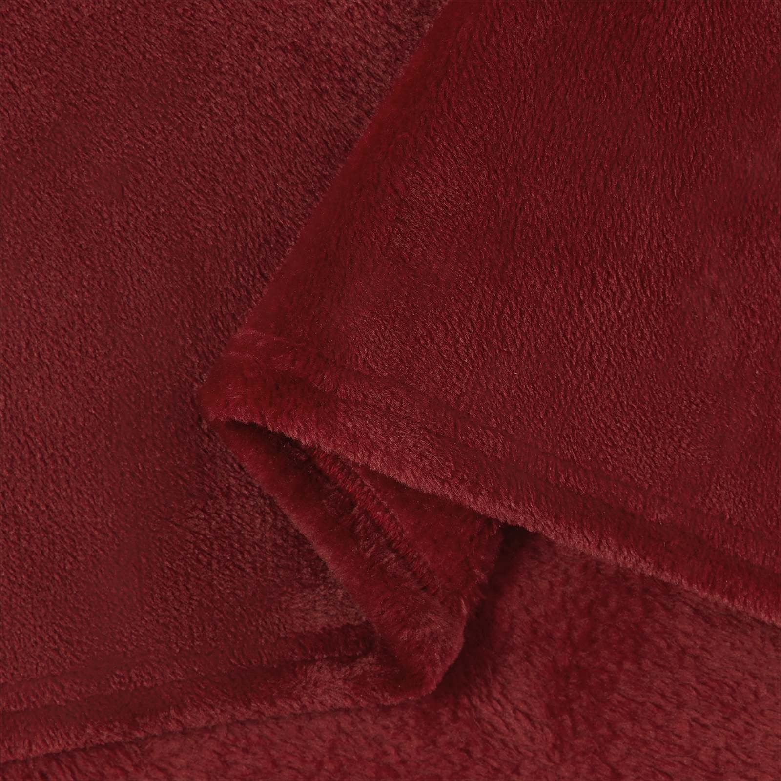 Gooi Deken Bordeaux Rood 130 x 150 cm Fleece