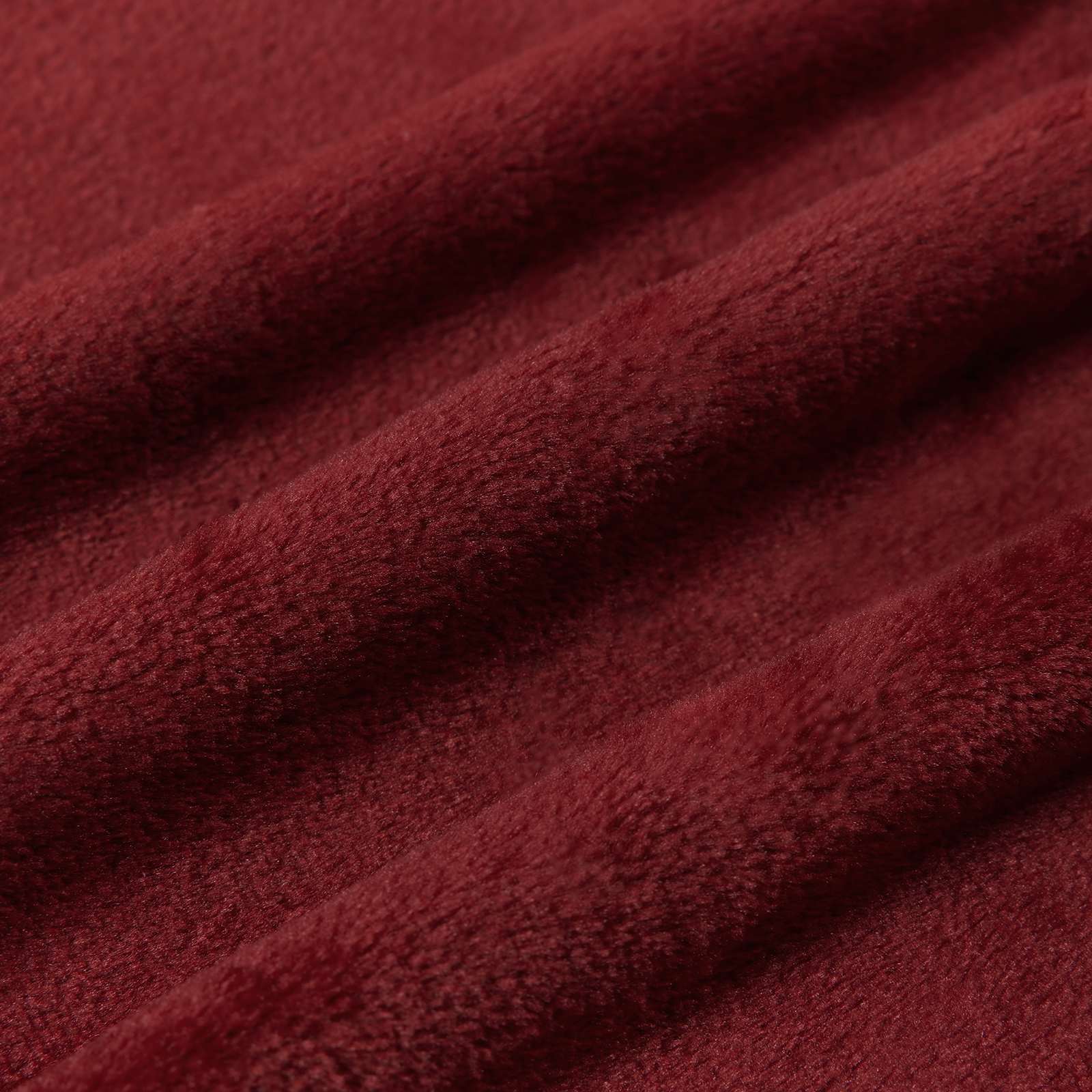 Gooi Deken Bordeaux Rood 130 x 150 cm Fleece
