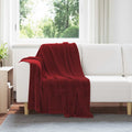 Gooi Deken Bordeaux Rood 130 x 150 cm Fleece