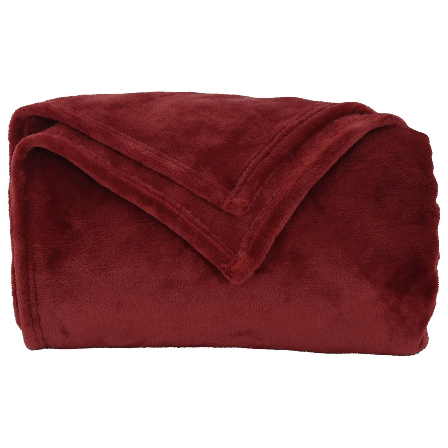 Gooi Deken Bordeaux Rood 130 x 150 cm Fleece