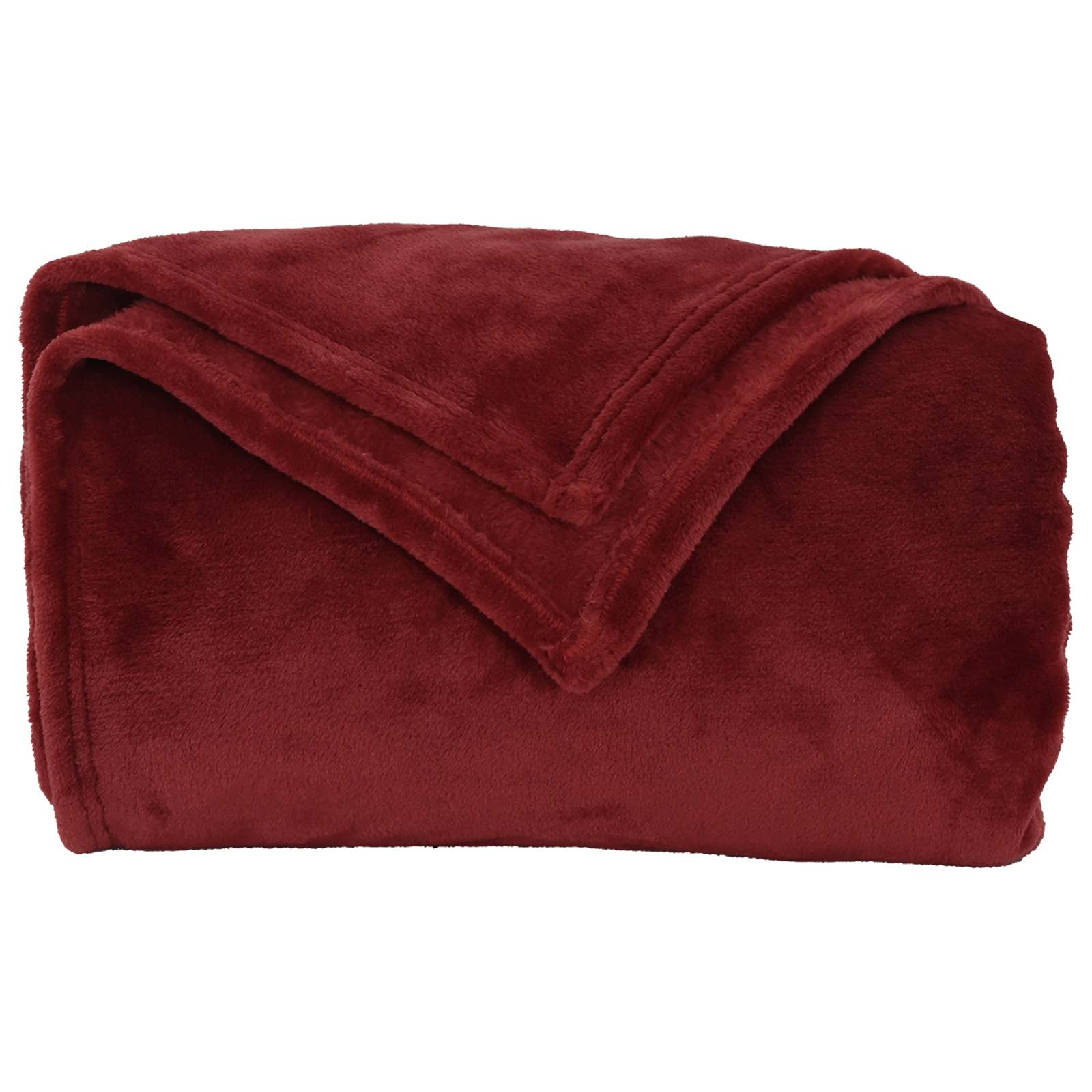 Gooi Deken Bordeaux Rood 130 x 150 cm Fleece
