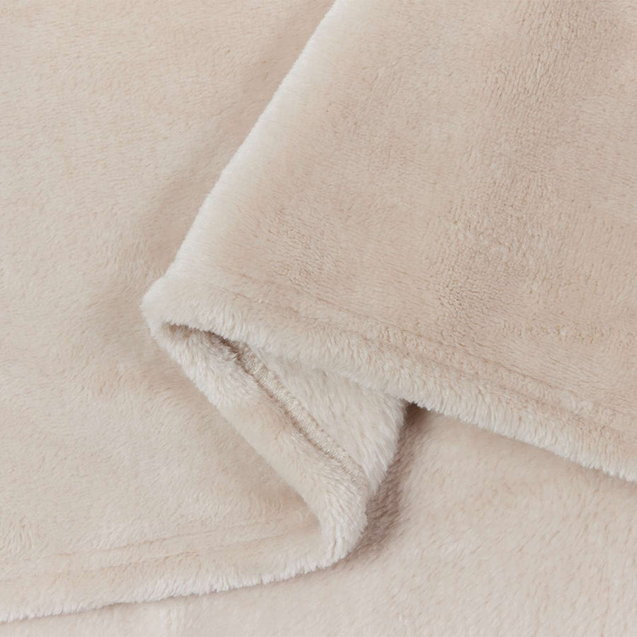 Kleden 6 stuks Beige 150 x 200 cm Fleece