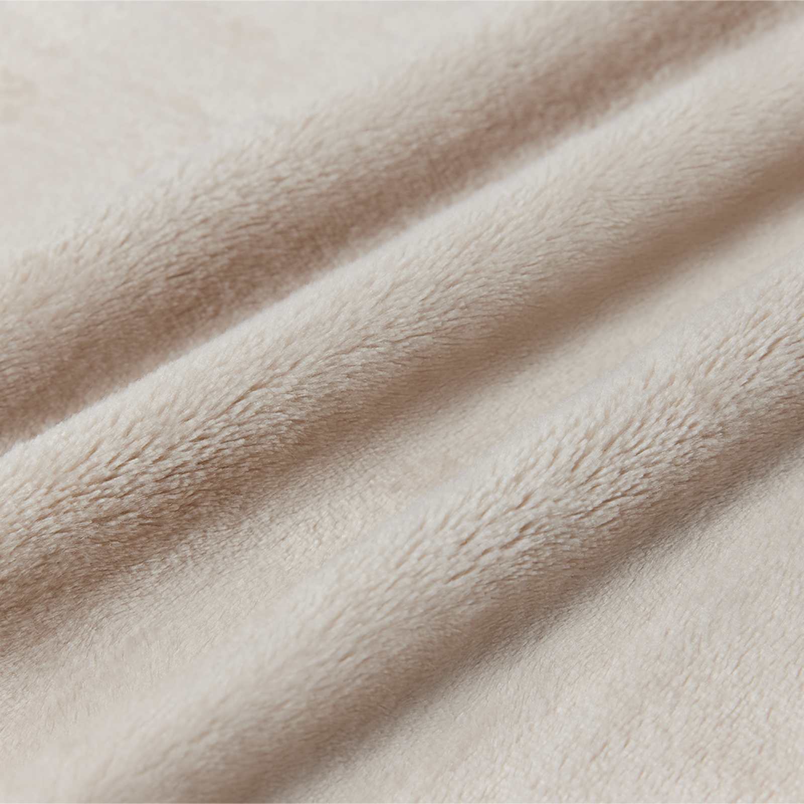Kleden 6 stuks Beige 220 x 240 cm Fleece