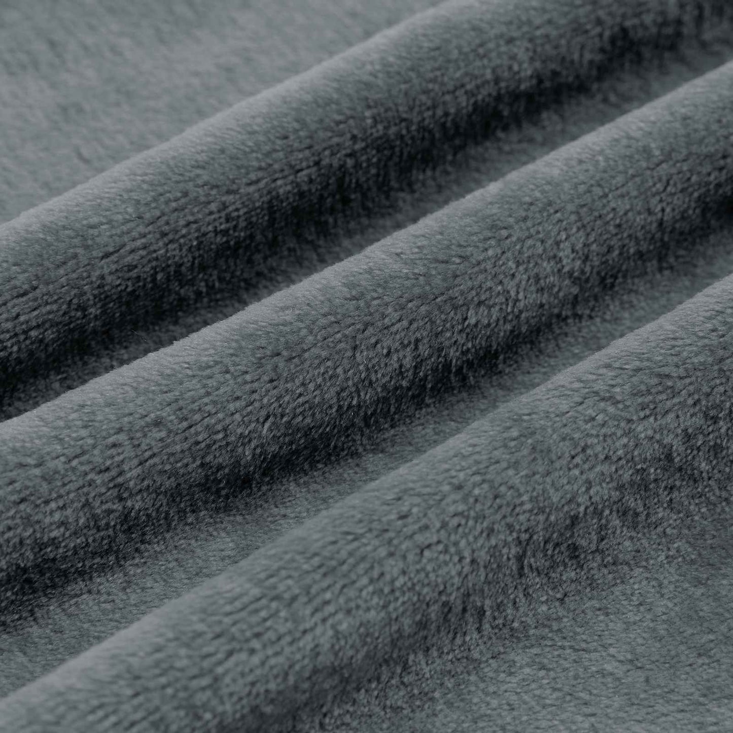Kleden 6 stuks Donkergrijs 240 x 270 cm Fleece