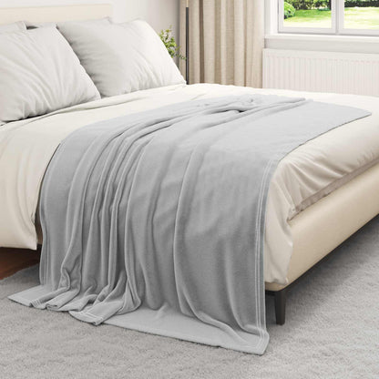 Kleden 6 stuks Grijs 150 x 200 cm Fleece