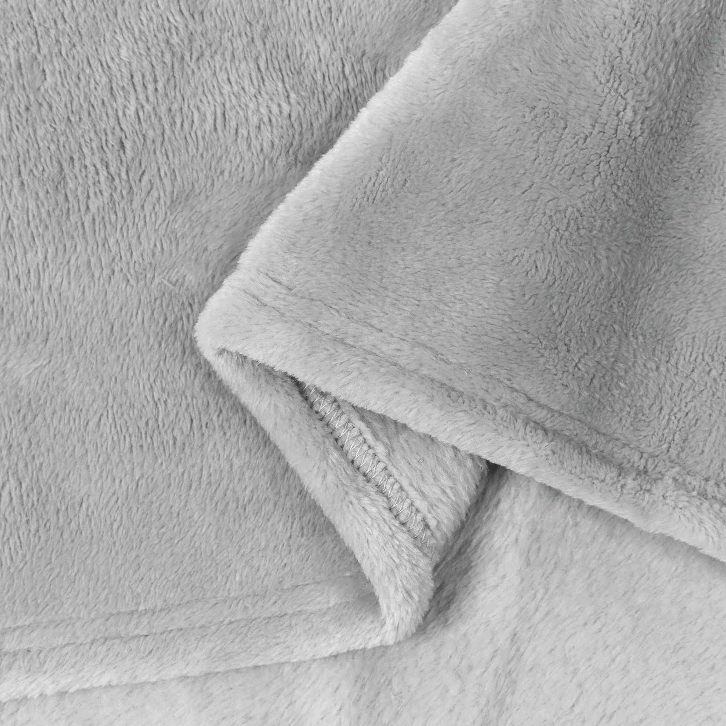 Kleden 6 stuks Grijs 220 x 240 cm Fleece